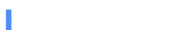 ITETHERED — blue I, white TETHERED